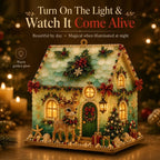 🏡 Beginner-Friendly DIY Glowing Coastal Glass-Style Christmas Cottage Kit Collection