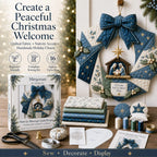 Christmas Fabric Wreath DIY Kit