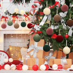 🎅Velvet Christmas Ornament Set