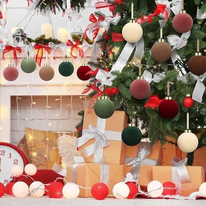 🎅Velvet Christmas Ornament Set
