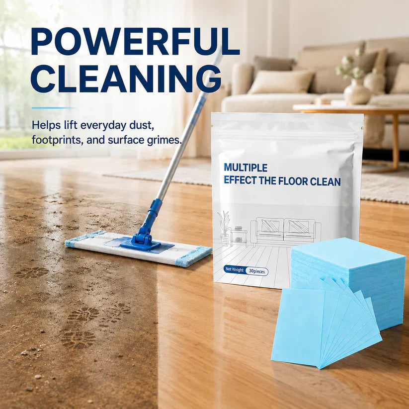 30-Pieces Multi-Effect Floor Cleaning Sheets