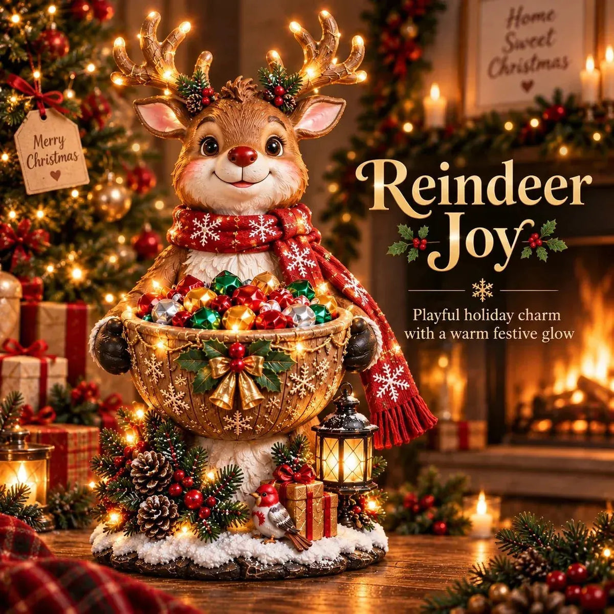 Light-Up Christmas Treat Holder – 5 Festive Designs for Candy, Holiday Parties & Home Decor