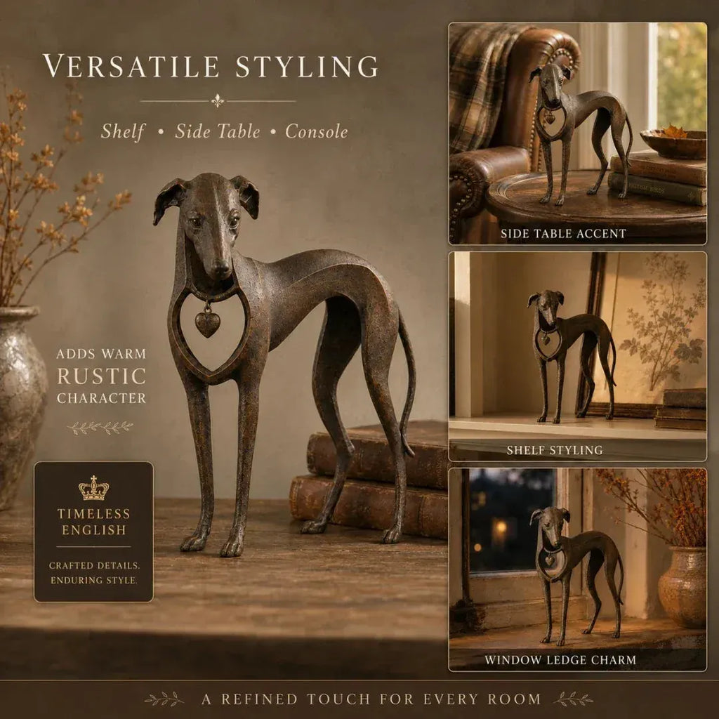 Vintage Iron Dog Accent for Timeless Interiors