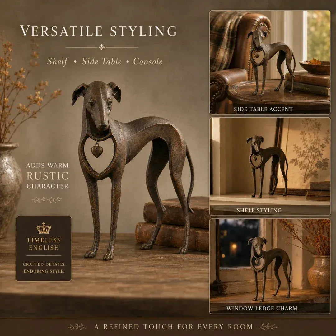 Vintage Iron Dog Accent for Timeless Interiors