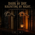 💀 Skeleton Hand Lantern Bookshelf Light