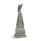 Welcome Stay Awhile Gravestone
