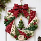 Christmas Fabric Wreath DIY Kit