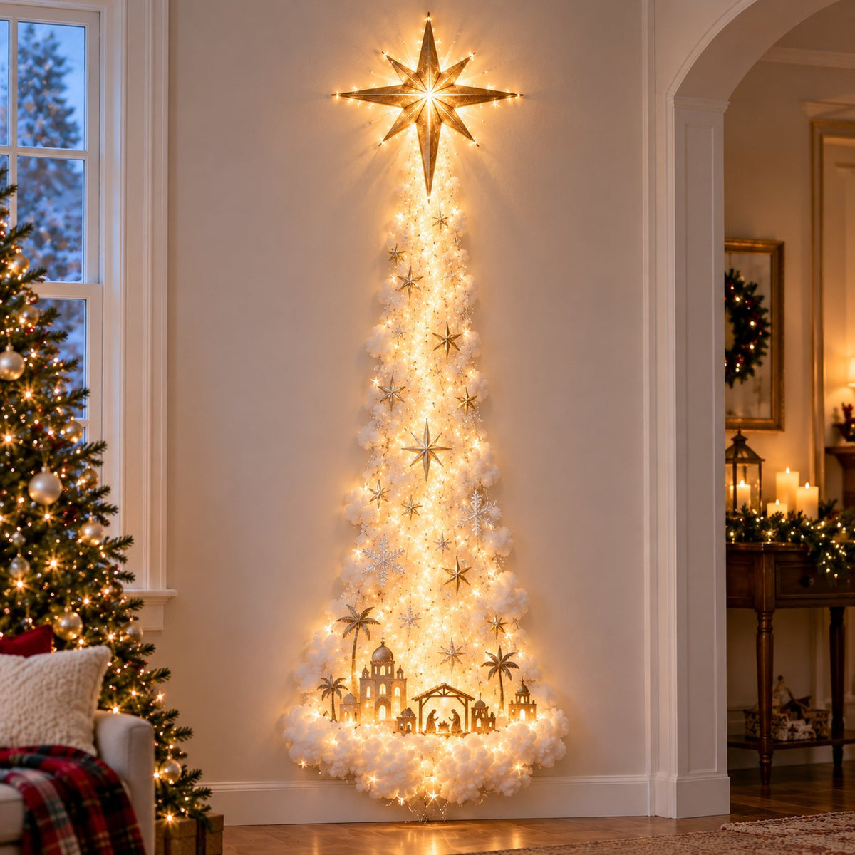 ✨Christmas Magic Trail Wall Light - Illuminated Vertical Holiday Wall Decor✨