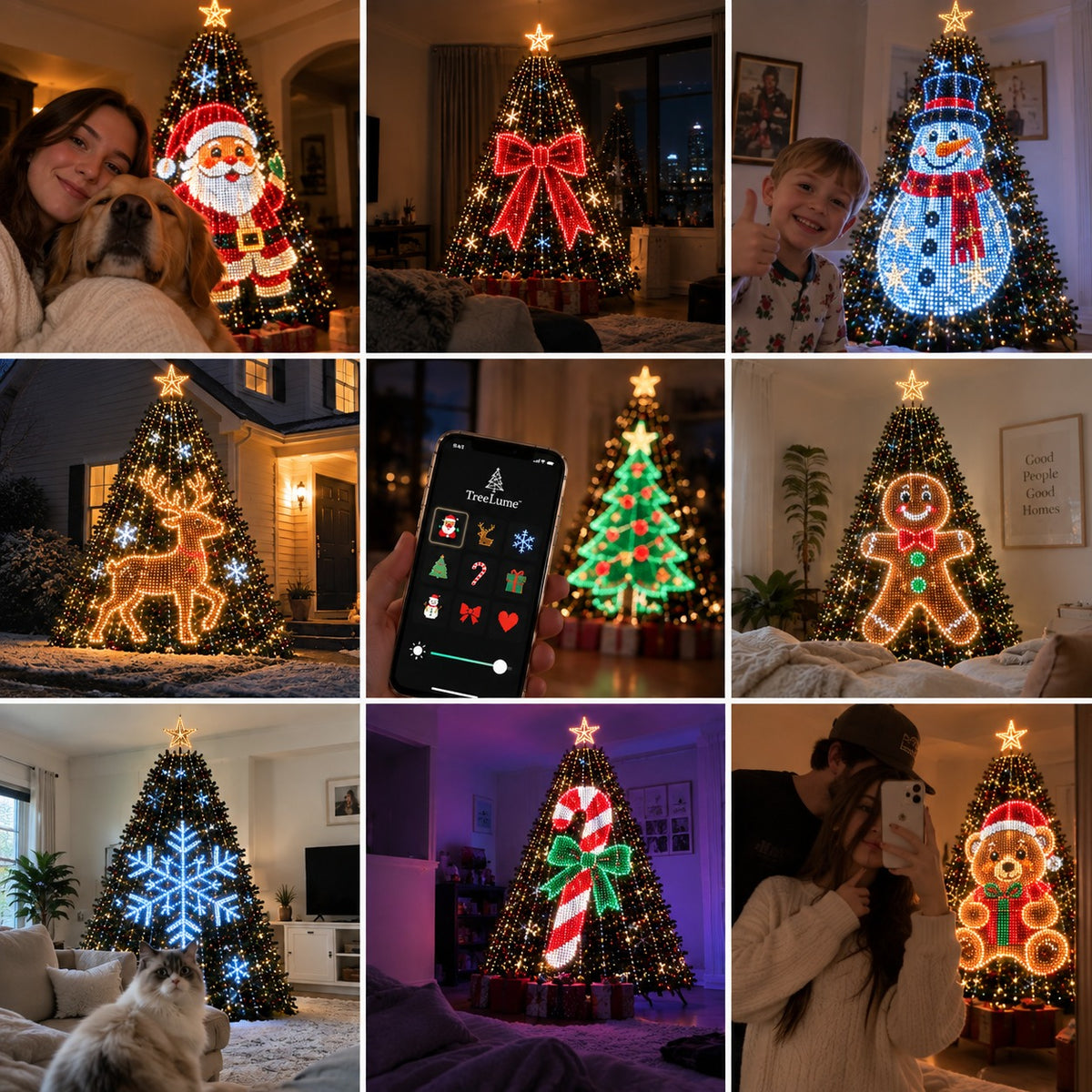 Smart Christmas Tree Animation Lights