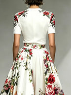 Urban Floral Crew Neck T-shirt