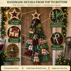 🎄Beginner-Friendly DIY Oversized Patchwork Christmas Tree Door Hanging Kit | Complete Kit with All Tools & Step-by-Step Guide Included 💕