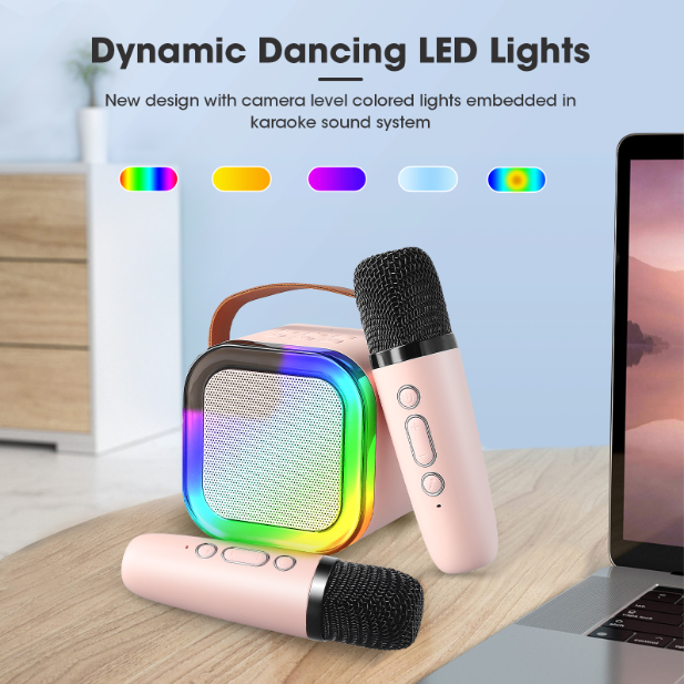 ⏳LAST DAY SALE ONLY ￡11.99!!✨🎵Mini Karaoke Machine for Kids with Wireless Microphones