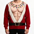 ⏳LAST DAY SALE 70% OFF👍✨Men's Funny Christmas 3D Printed Muscle Sweatshirt
