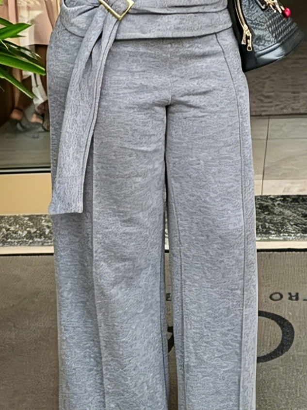 Casual Plain Straight Pants