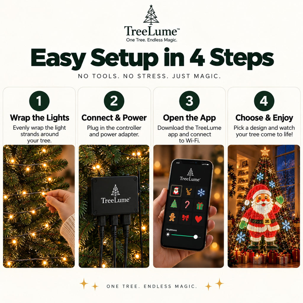 Smart Christmas Tree Animation Lights