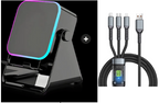 ⏳LAST DAY SALE ONLY ￡13.99!!✨🎅📱 5-in-1 Wireless Speaker Stand – Induction Audio & Phone Holder 🎵💡
