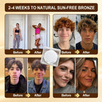 Official Store | Hiskin® Sunless Instant Bronze Tanning Microneedle Patch US (Just once a day) Visible Bronze Glow in 7 Days No UV, No Orange, No Streaks, No DHA, No Mess.