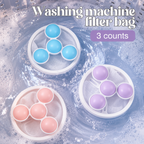 Reusable Washing Machine Lint & Hair Filter Bags (3 Pack)