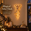 ✨Last Day 49% OFF✨Guardian Angel Starfall CascadeTM – Lighted Faith & Blessing Christmas Wall Decor✨