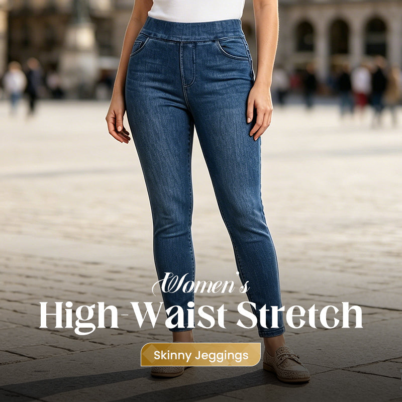 🔥LAST DAY SALE ONLY￡17.99!!👍✨Stretch That Moves With You | Women's High-Waist Skinny Jeggings