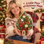 🌲 Pop-Up Christmas Tree Card ✨ Turns Into Freestanding Festive Table Decor