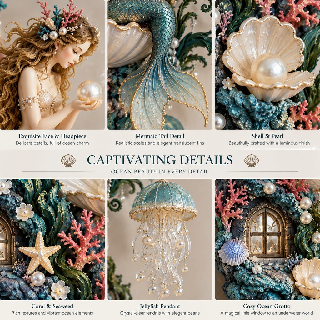 Mermaid Pearl Wall Light
