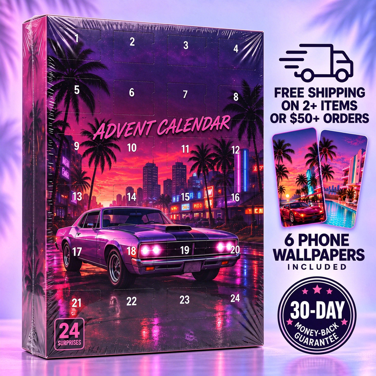 Neon City Advent Calendar