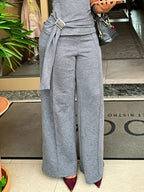 Casual Plain Straight Pants