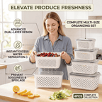 🔥🔥Hot Sale 🍓 Refrigerator Food Storage Containers – Keep Fruits Fresh