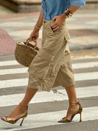 Casual Pockets Cargo Pants