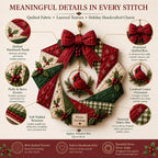 Christmas Fabric Wreath DIY Kit