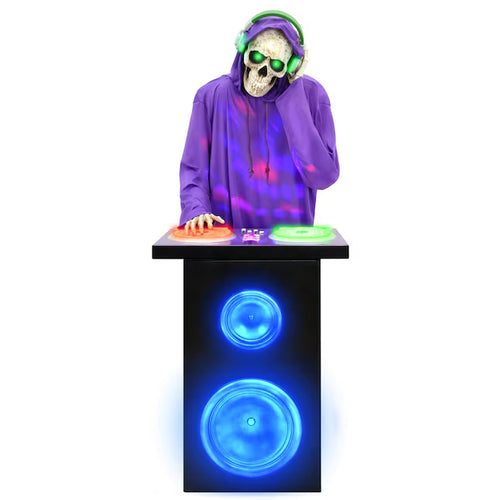 5-7-ft Bluetooth DJ Webbs Skeleton Motion Activated Lighted Animatronic