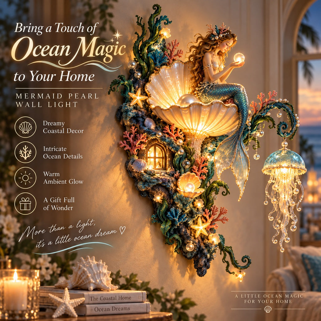 Mermaid Pearl Wall Light