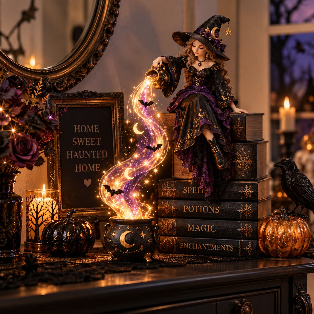 Enchanted Bookcase Shelf Light Collection