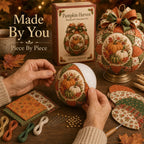 🍂 Beginner-Friendly DIY Autumn Thanksgiving Patchwork Ornament Kit Collection