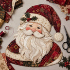 🎅Christmas Patchwork Fabric DIY Decor Kit – Stunning Results, Zero Experience Needed