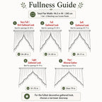 Embroidered Lace Doorway Curtain – Romantic Floral Beaded Sheer Panels