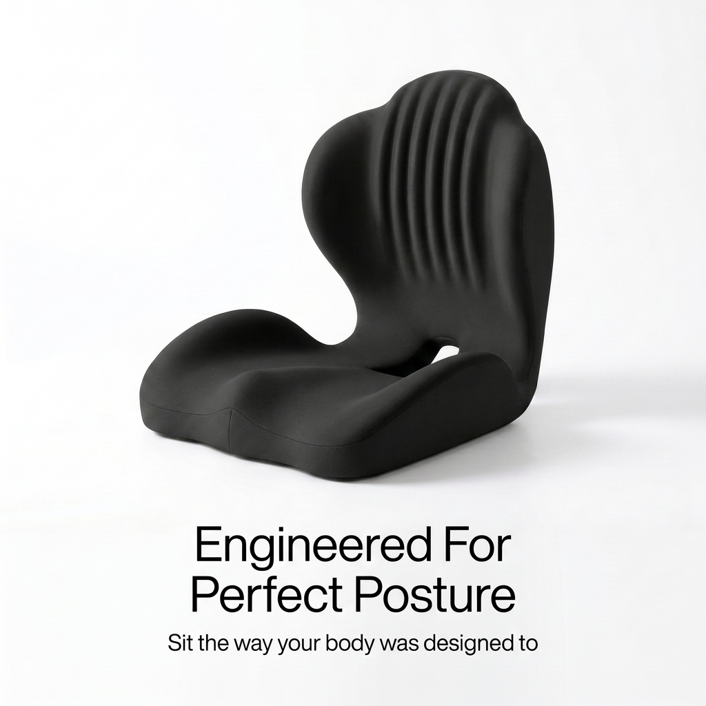Ergonomic Back Support Seat Cushion