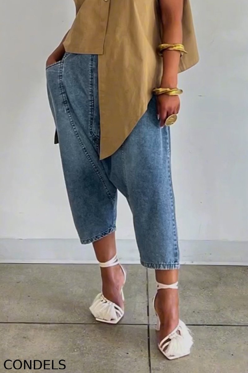 Women's Designer Asymmetric Hem Cami & Tapered Jeans